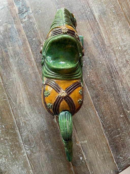 Antique glazed ceramic Tang-horse. 