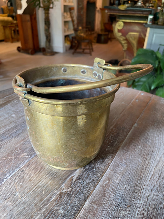 Antique small Dutch Marmite pot.
