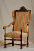 Antique Neo-Gothic Wingback Chair
