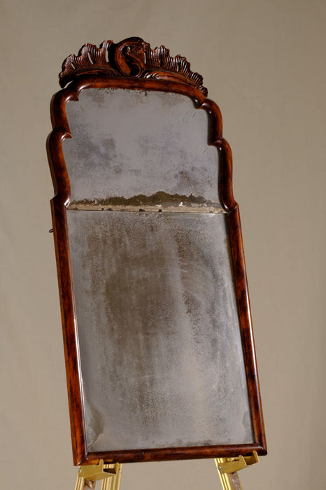 Antique Queen Anne Period Mirror