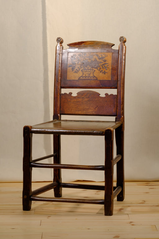 Antique Country Chair with Marquetry II
