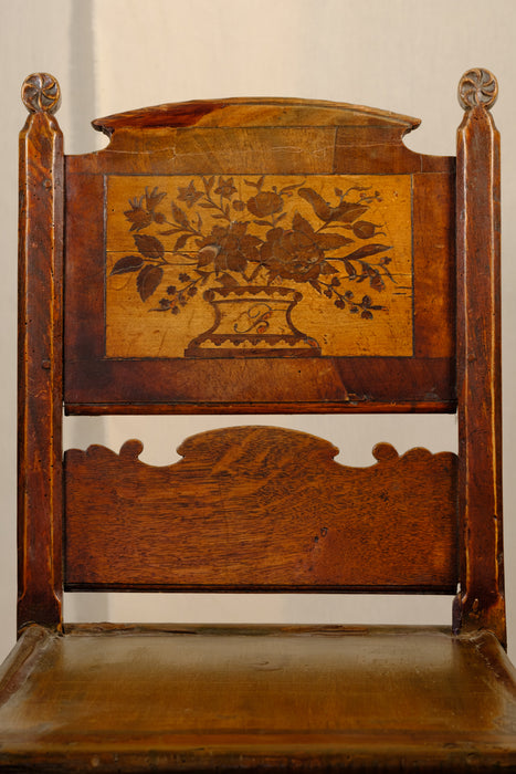 Antique Country Chair with Marquetry II