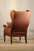 Antique French Reclining Wingback Chair