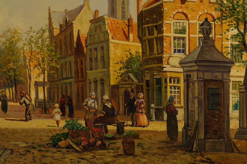 SOLD - Dutch City Scene I