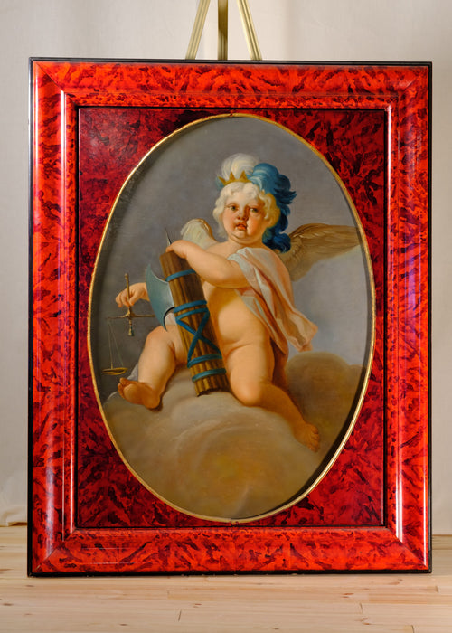 Putto in Tortoise Frame I