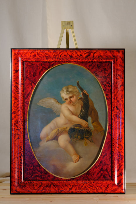 Putto in Tortoise Frame II