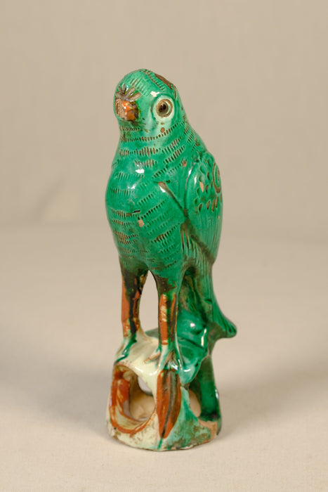 Qing Dynasty Porcelain Parrots