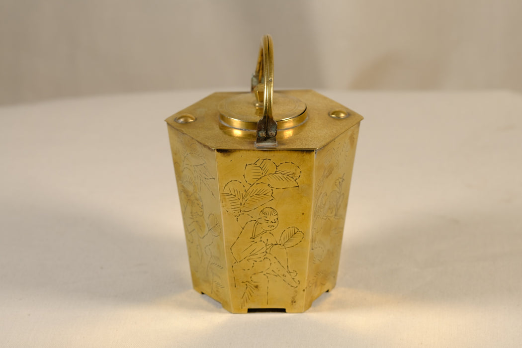 Japanese Brass Teapot — Elleke Antiques