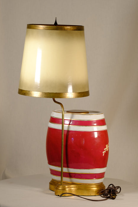 Brandy Keg Lamp