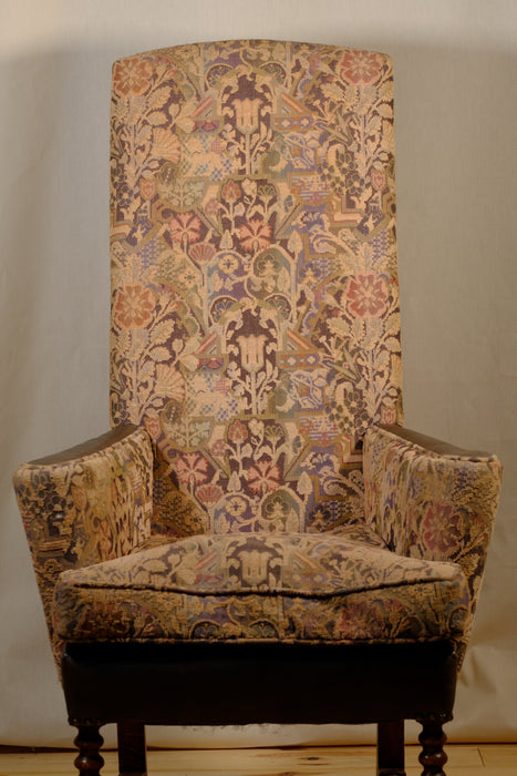 Bobbin Legged Chair with Italian Upholstery