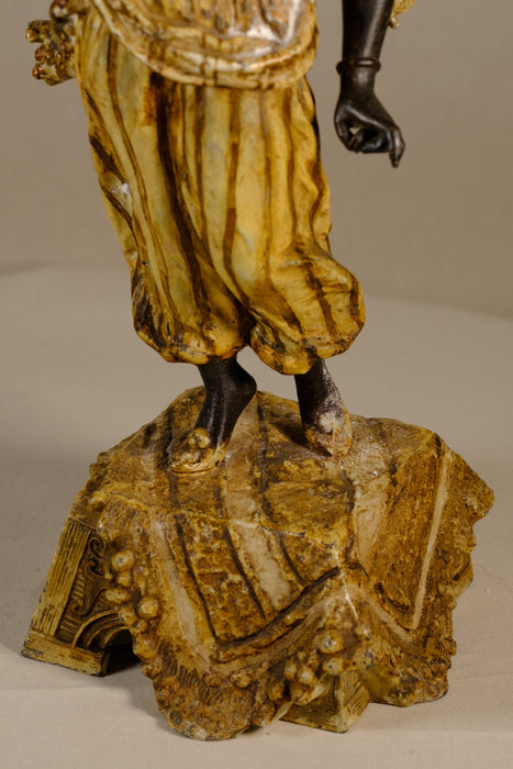 Cold-Painted Spelter Blackamoor Statues