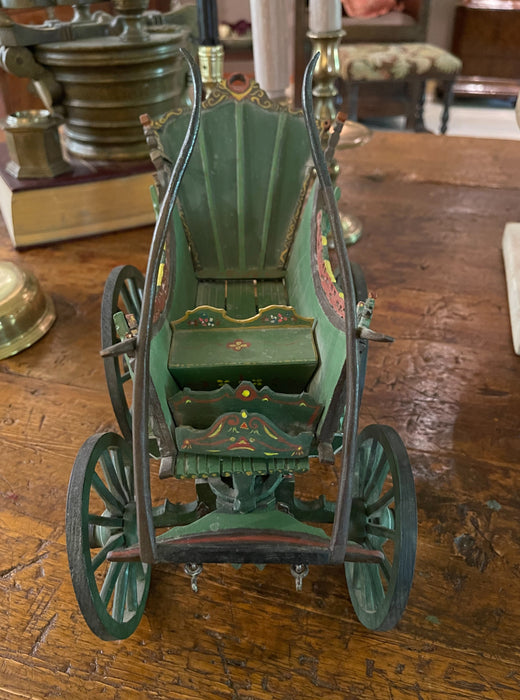 Dutch carriage miniature an antique item. 