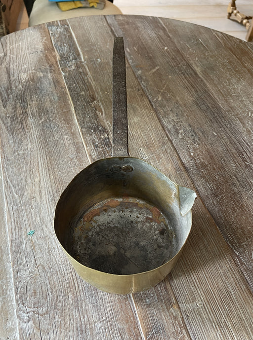 Small Dutch pot #1014 and antique item. 