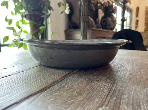 Antique pewter bowl.